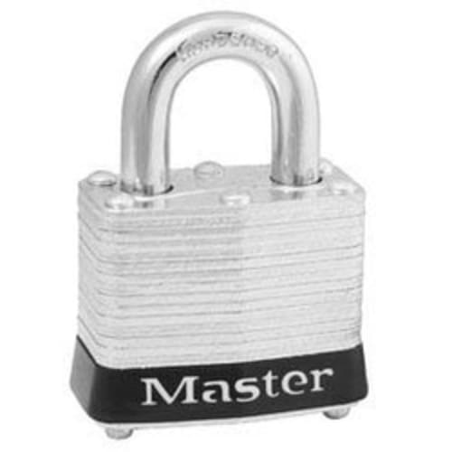 Steel Padlock. Black