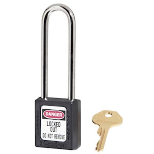 Keyed-Alike Black Padlock