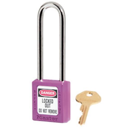 Keyed-Alike Purple Padlock