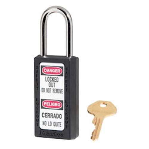 Black Safety Padlock