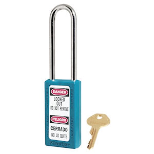 Teal Safety Padlock