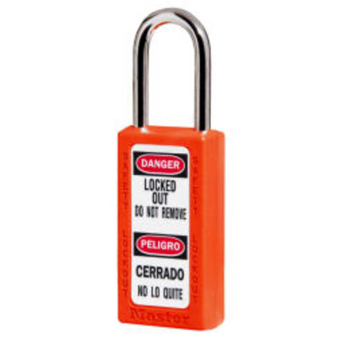 Keyed-Alike Orange Padlock
