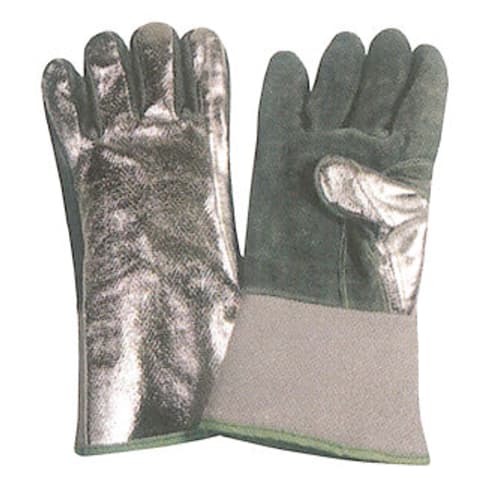 Aluminized High Heat Glove with Leather Palm