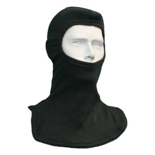 Double Layer Carbon OPF Blend Balaclava, Black