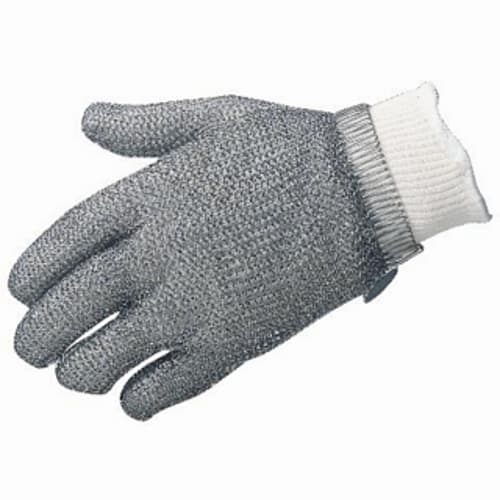 And Davis Reversible Full Hand Cut Resistant Gloves, Large, 316 Stainless Steel Mesh