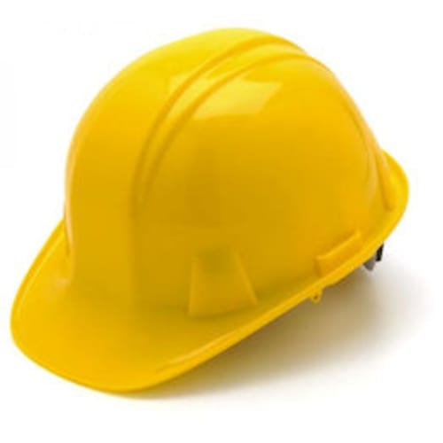 Cap-Style Hard Hat with 4-Point Ratchet Suspension