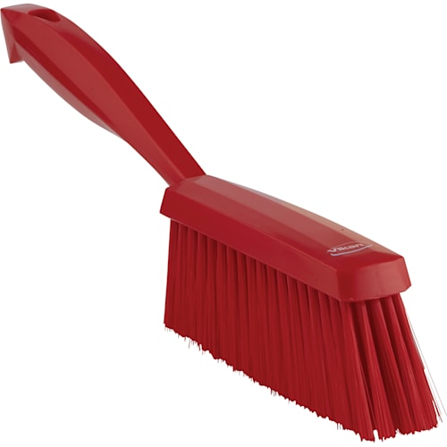 Fine Particle Bench Brush, Red, 13"
