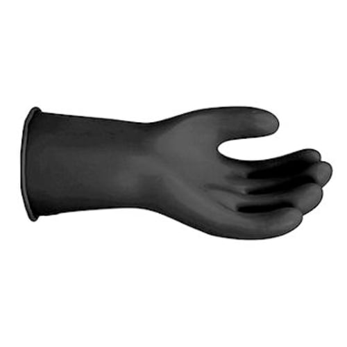 Rubber Lineman Gloves, Black