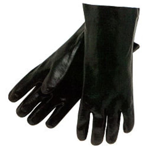 Black PVC Coated 10" Gloves