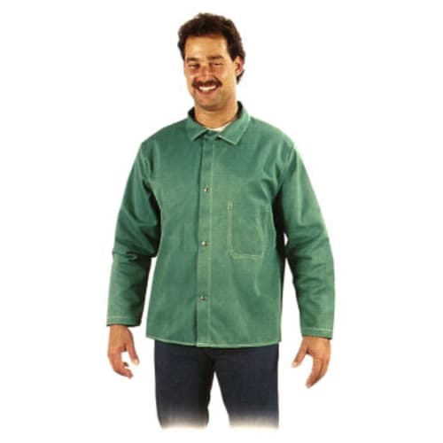 Flame-Resistant Green Whipcord Jackets