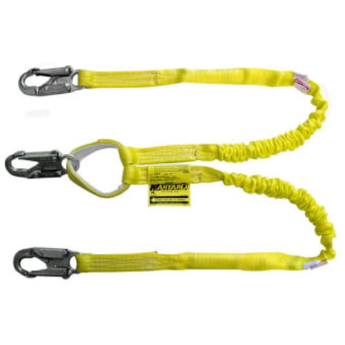 Shock Absorbing High Performance Safety Lanyard, 6 ft, 310 lb