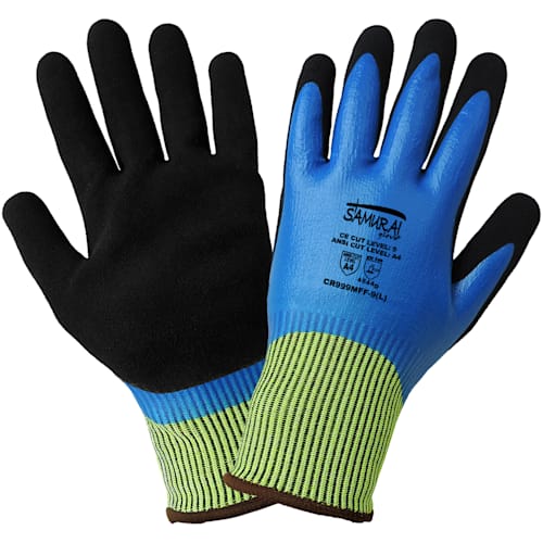 Samurai Glove Tuffalene Liquid and Cut Resistant Double-Coated Gloves