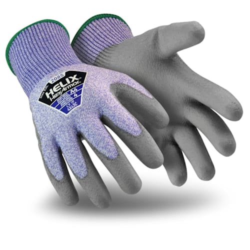 GLOVES,GRAY POLY COAT