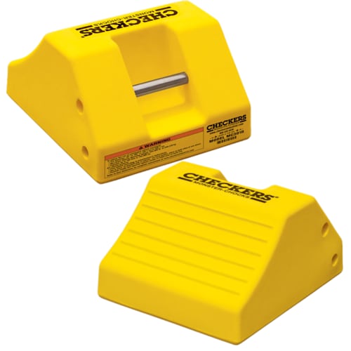 Monster Heavy-Duty Series Wheel Chock, Yellow