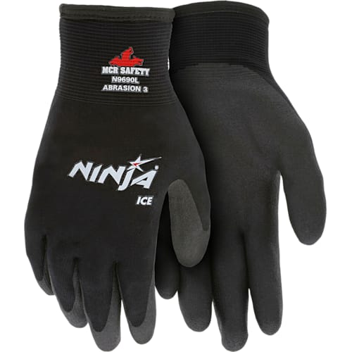 Memphis Ninja Ice Gloves - HPT Coated for Cold Weather