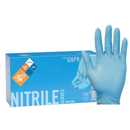 Ameriza E133602023 Gorilla Nitro II Blended Nitrile Gloves, Blue XL - Fire  Supplies