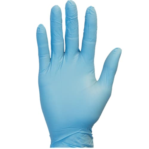 Blue Nitrile Gloves, Food Safe, 4-mil