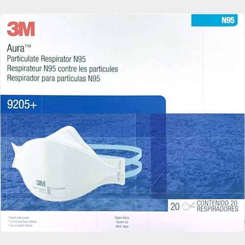 Maschera Viso Monouso NIOSH N95 3M Aura 9205, Italia - Foto 7