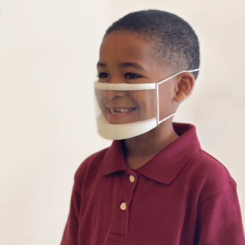 Transparent Child Face Mask, Non-Medical