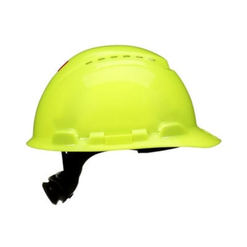 Yellow SecureFit Safety Cap with 4-Point Pressure Diffusion Ratchet Suspension