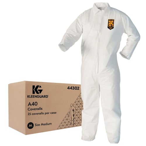 A40/XP1 White Coveralls