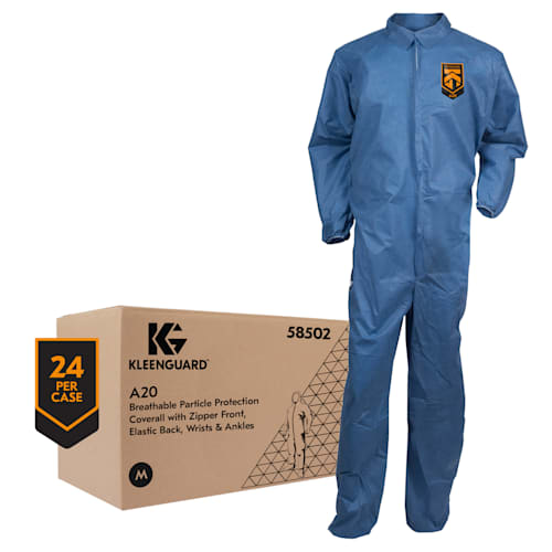 KleenGuard A20 Coveralls, Blue Denim