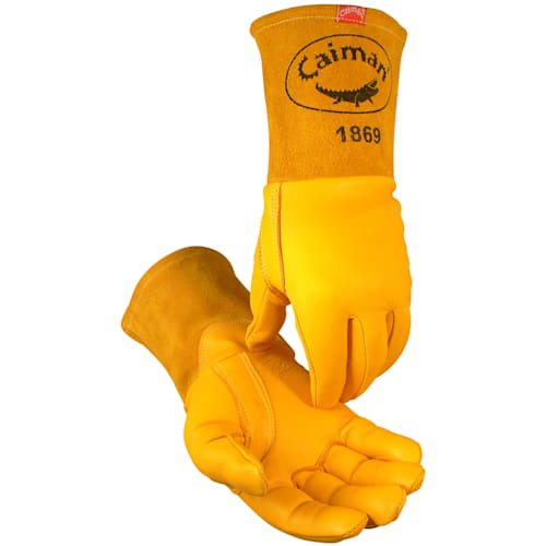 MIG Welding Gloves, Goatskin, Unlined