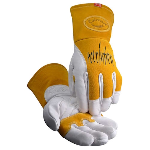 MIG/Stick Welding Gloves, 2-Layer Insulated Back
