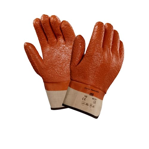 SPI Health and Safety  Ansell ActivArmr Monkey Grip 23-191 PVC-Coated  Versatile Winter Work Gloves