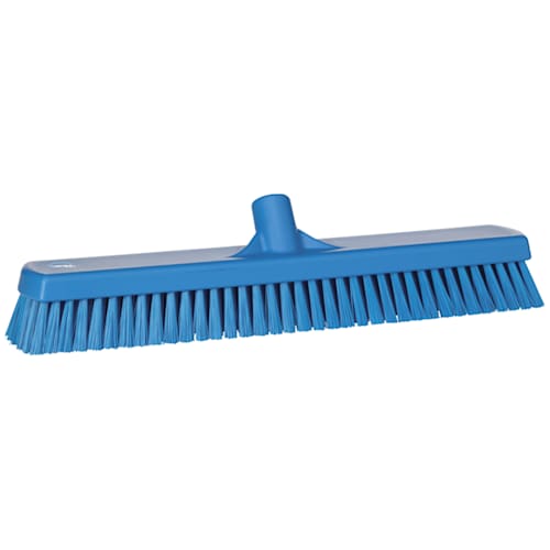 Wall/Floor Washing Brush with Stiff Bristles, 18.5"