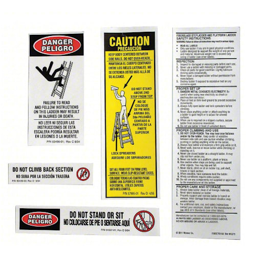 Werner Ladder Label Kit