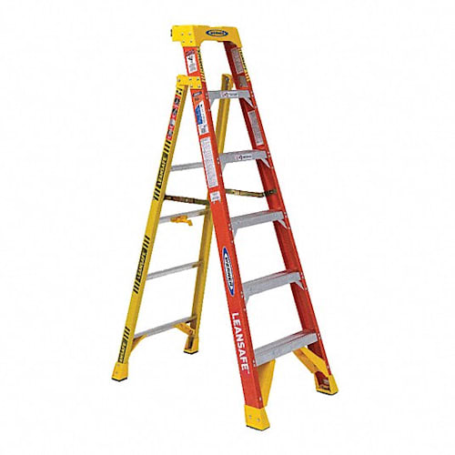 Fiberglass Leaning Ladder, 6'