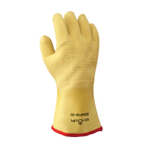 Showa Insulated Rubber-Coated Jersey Work Gloves