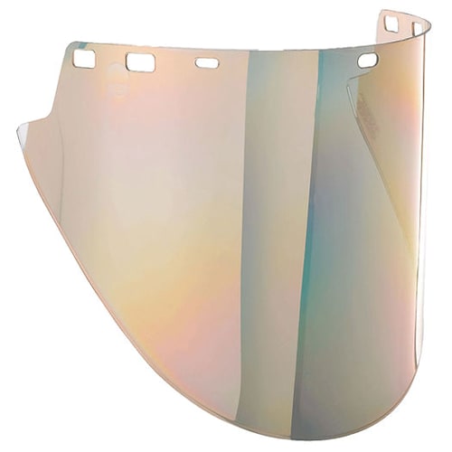 Polycarbonate Face Shield, F50 Gold Coating