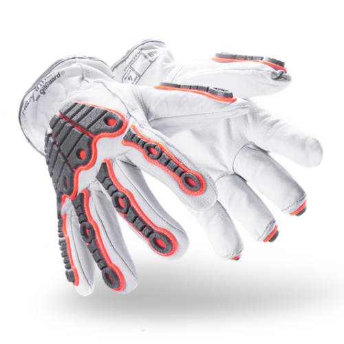 Chrome SLT Leather Goatskin Drivers Gloves, Cut Resistant