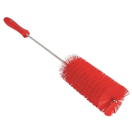 Brush, Long Handle Tube Red