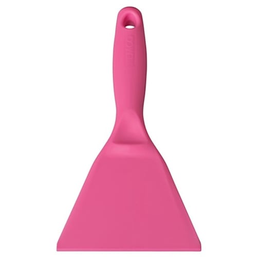 SCRAPER,PINK W/HANDLE