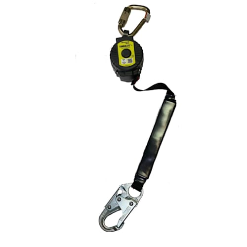 TurboLite+ Single Self-Retracting Web with Steel Snap and Carabiner