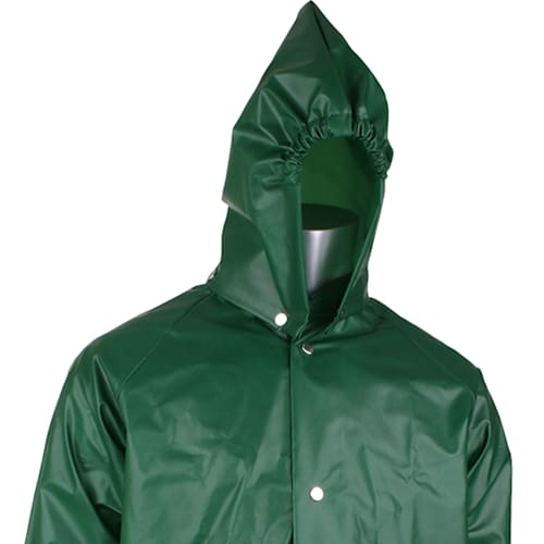 Protective Rain Jacket Hood, Green