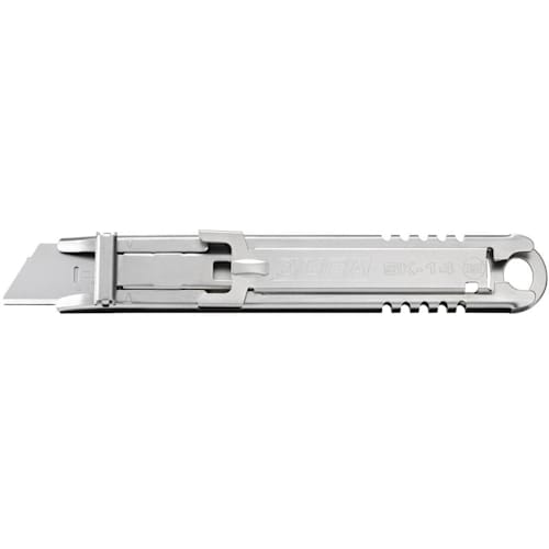 OLFA 11340449 - Stainless Steel Metal Detectable Self-Retracting Safety Knife (SK-14)