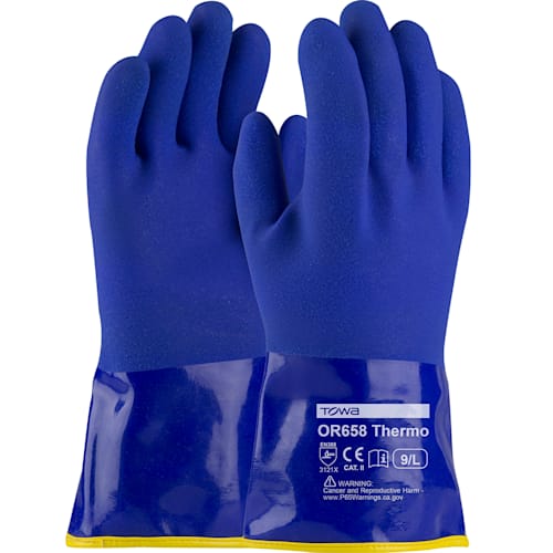 PVC-Coated Gloves with Kevlar Lining