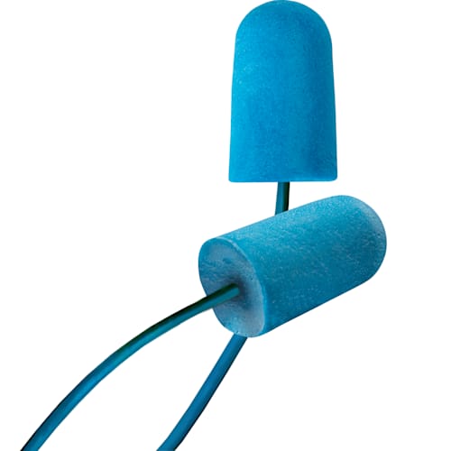 Metal Detectable Disposable BioSoft Corded Foam Earplug