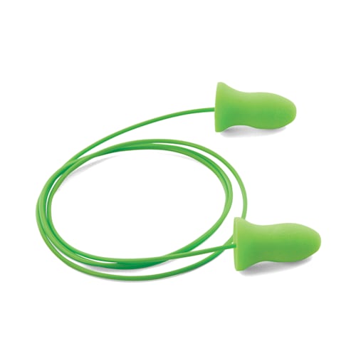 Meteors Corded Disposable Foam Earplugs