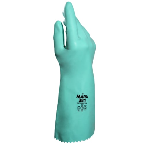 STANSOLV® AK-22/381 Nitrile Gloves with Cotton Lining