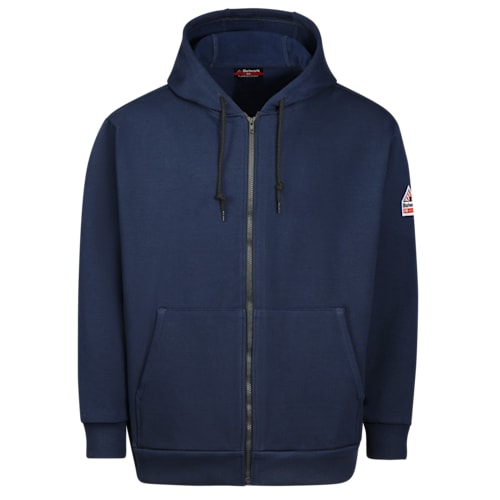 Zip-Front Hooded Fleece Sweatshirt