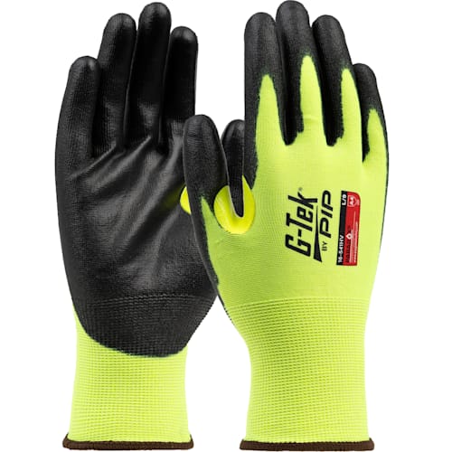G-Tek® Paradox™, 21 Gauge PolyKor® Blended Polyurethane Palm Coating Cut Resistant Glove