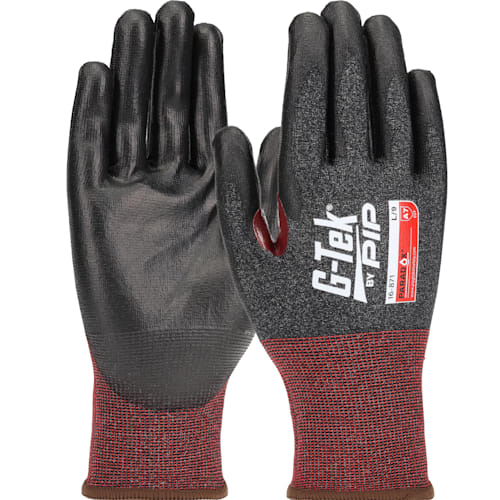 G-Tek® Paradox™, 21 Gauge PolyKor® Blended PosiGrip MAX™ Coated Cut Resistant Glove