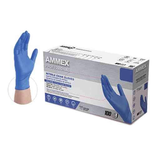 Cerulean Nitrile Powder Free Disposable Gloves