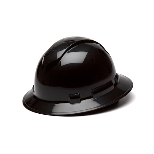 Ridgeline Full Brim Hard Hat, Black