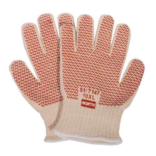 Gloves Hot Mill Mens Cotton Natural Cotton Knit Wrist Nitr